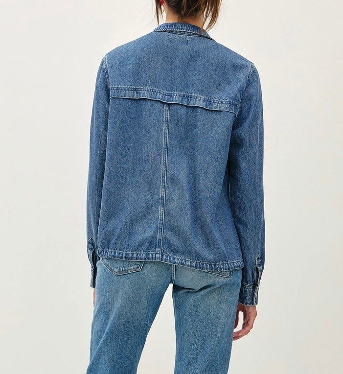 Denim Tencil Utility Jacket