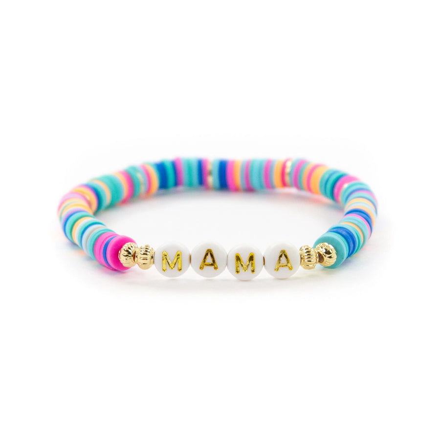 Heishi Mama Bracelet - Pinks, Blues, Orange