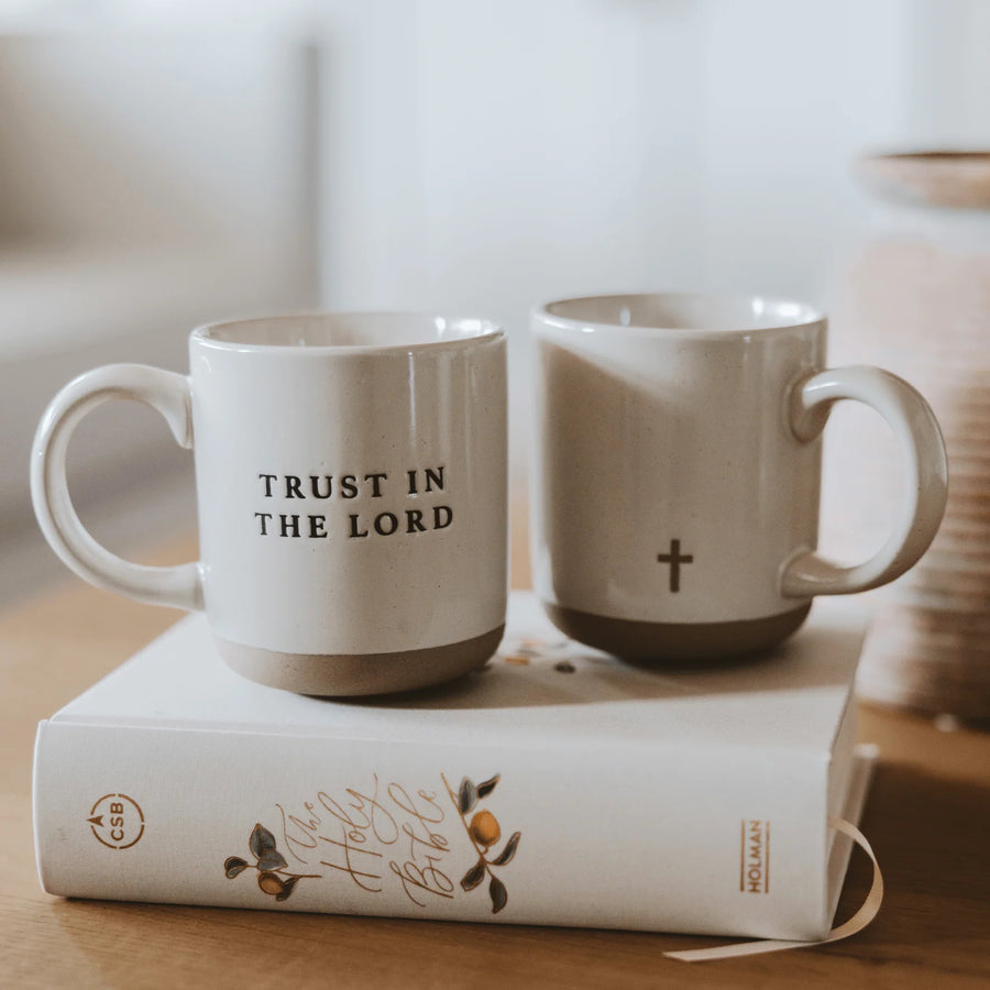 Trust In The Lord Stoneware Mug