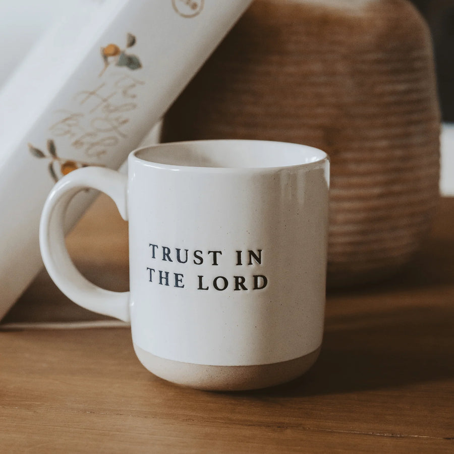 Trust In The Lord Stoneware Mug