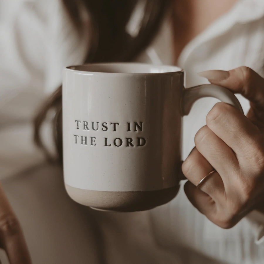 Trust In The Lord Stoneware Mug