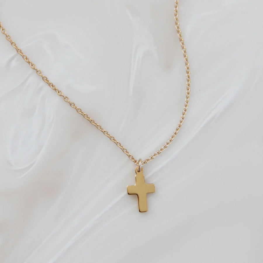 Cross Necklace - Gold