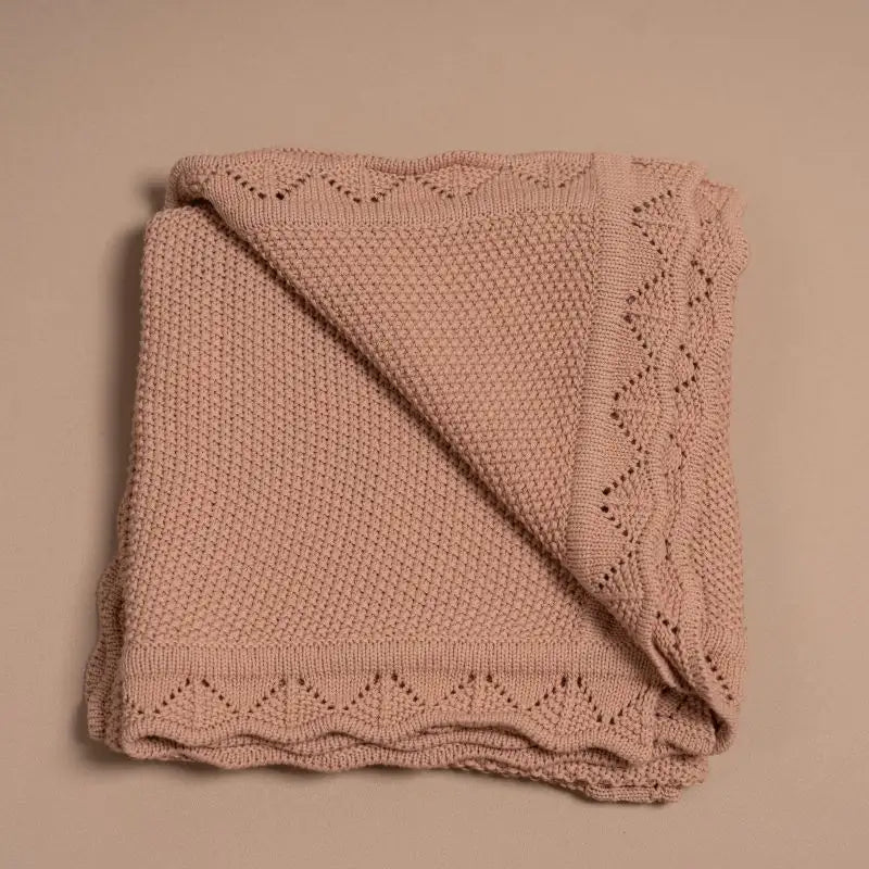 Cable Knit Baby Blanket
