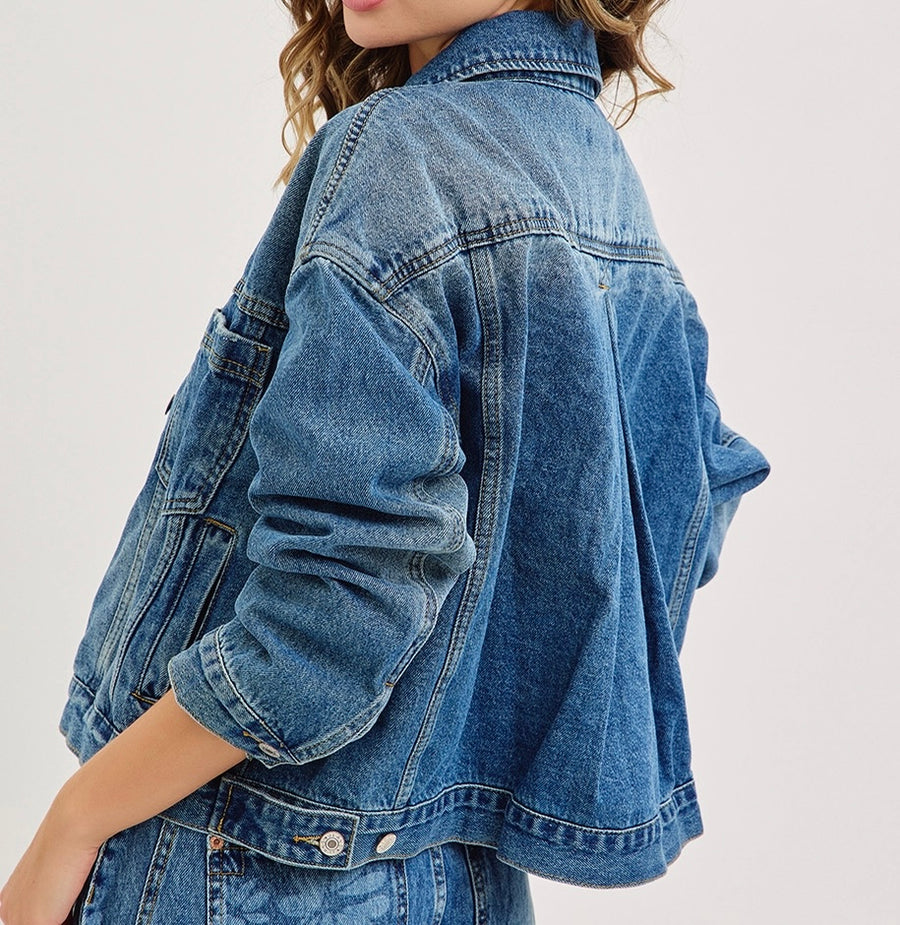 Medium Wash Denim Jacket
