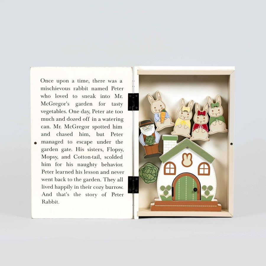 Peter Rabbit Wood Storybook Set