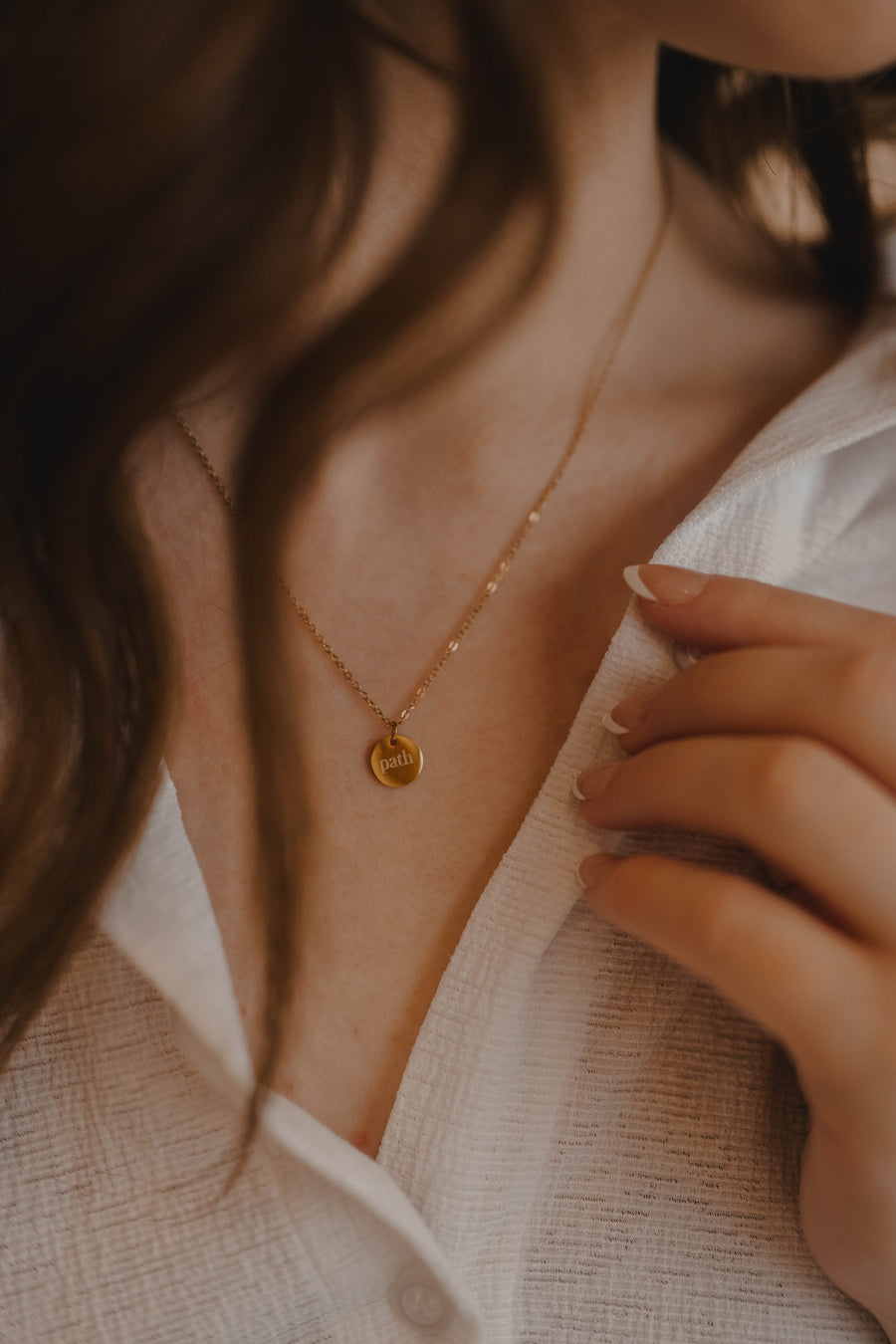 Path Disc Necklace