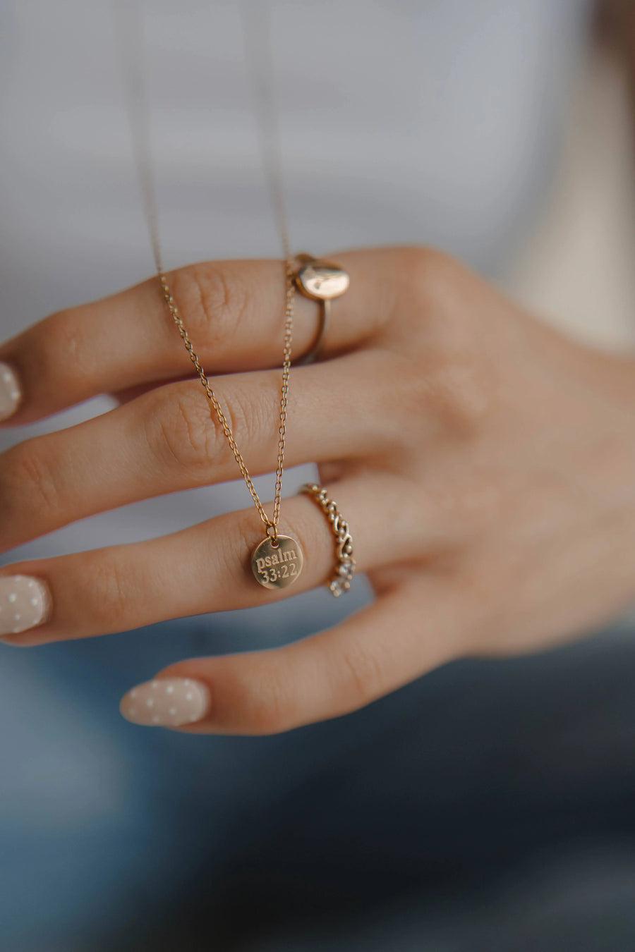 Hope Disc Necklace
