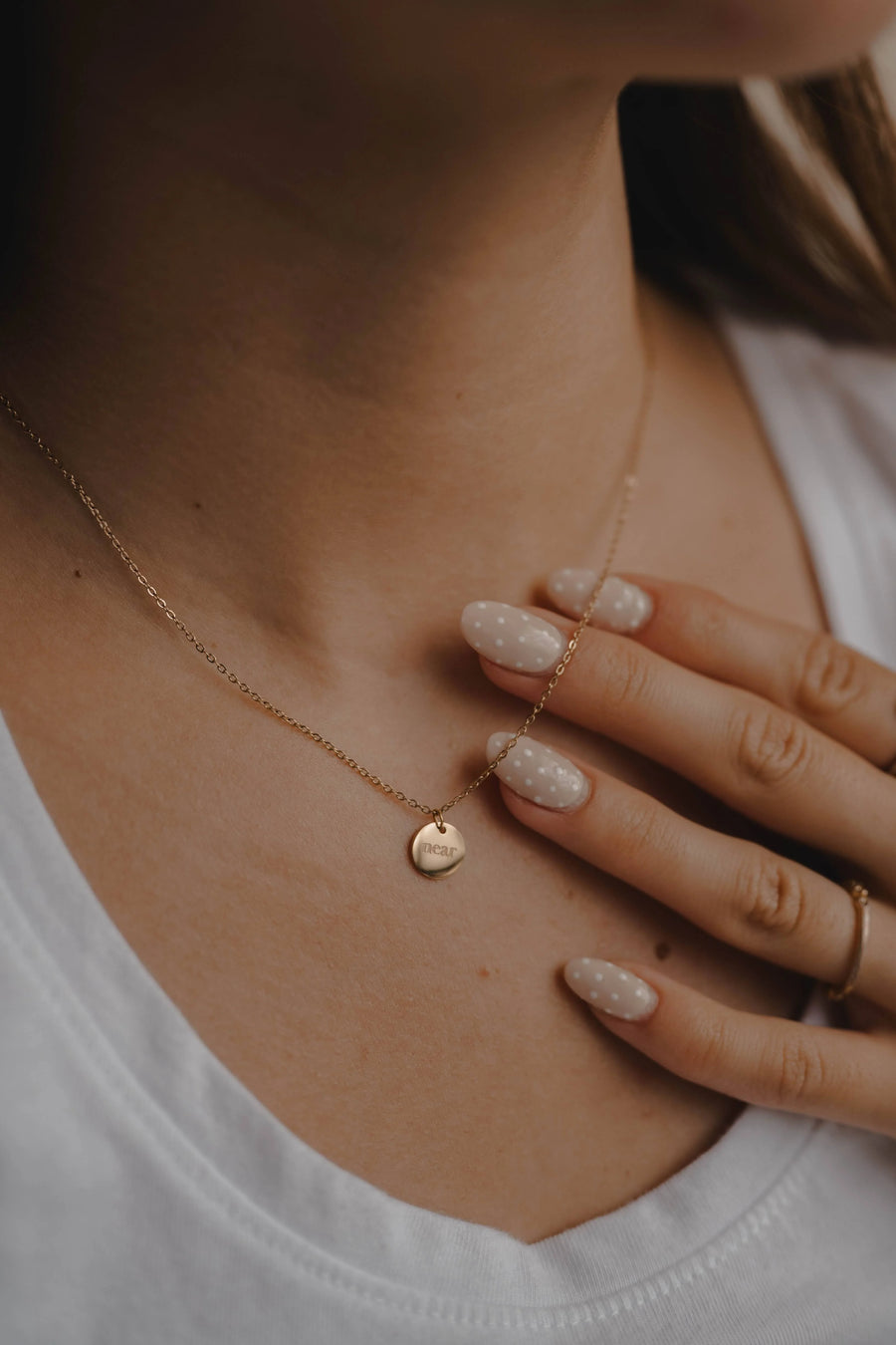 Near Disc Necklace