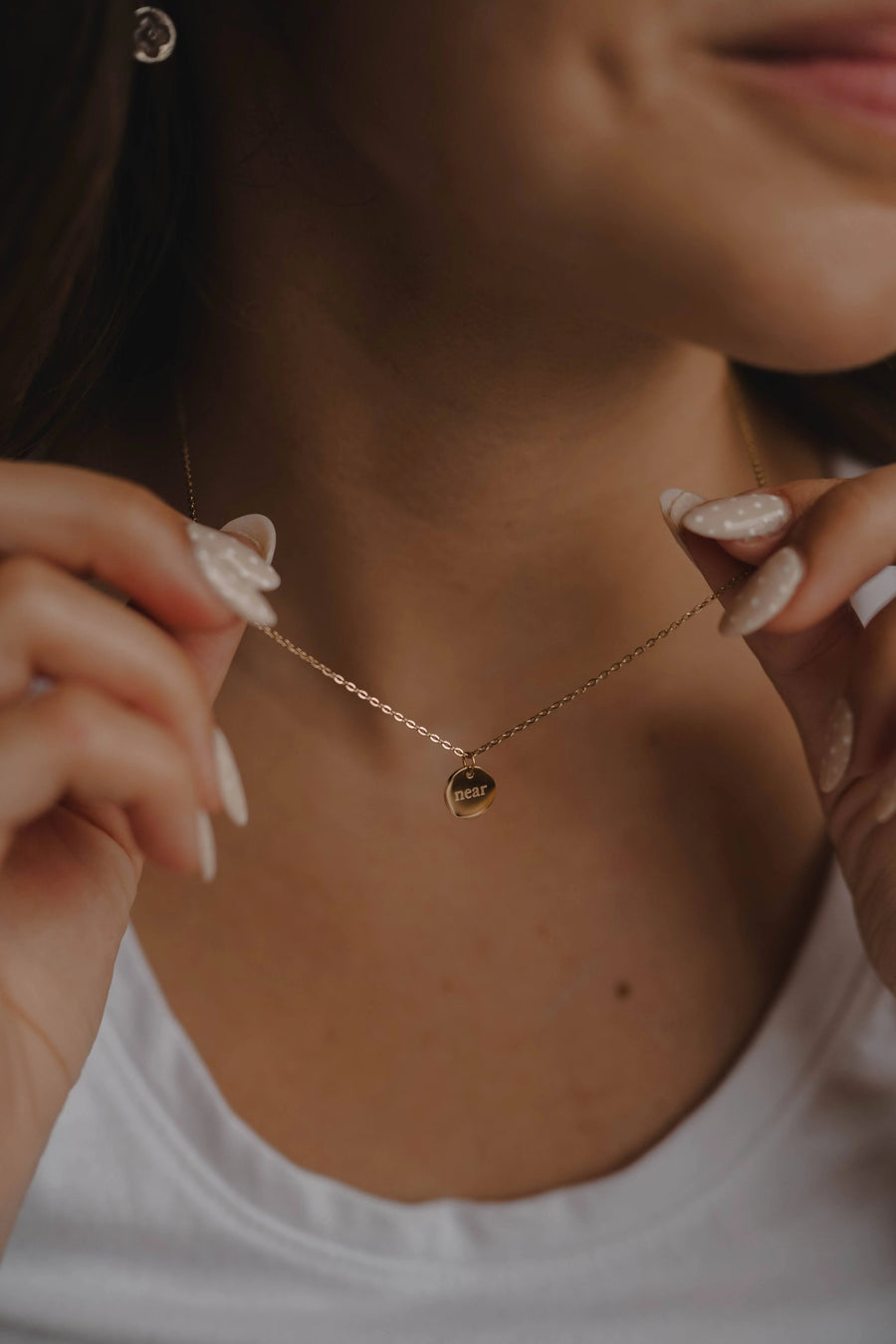 Near Disc Necklace
