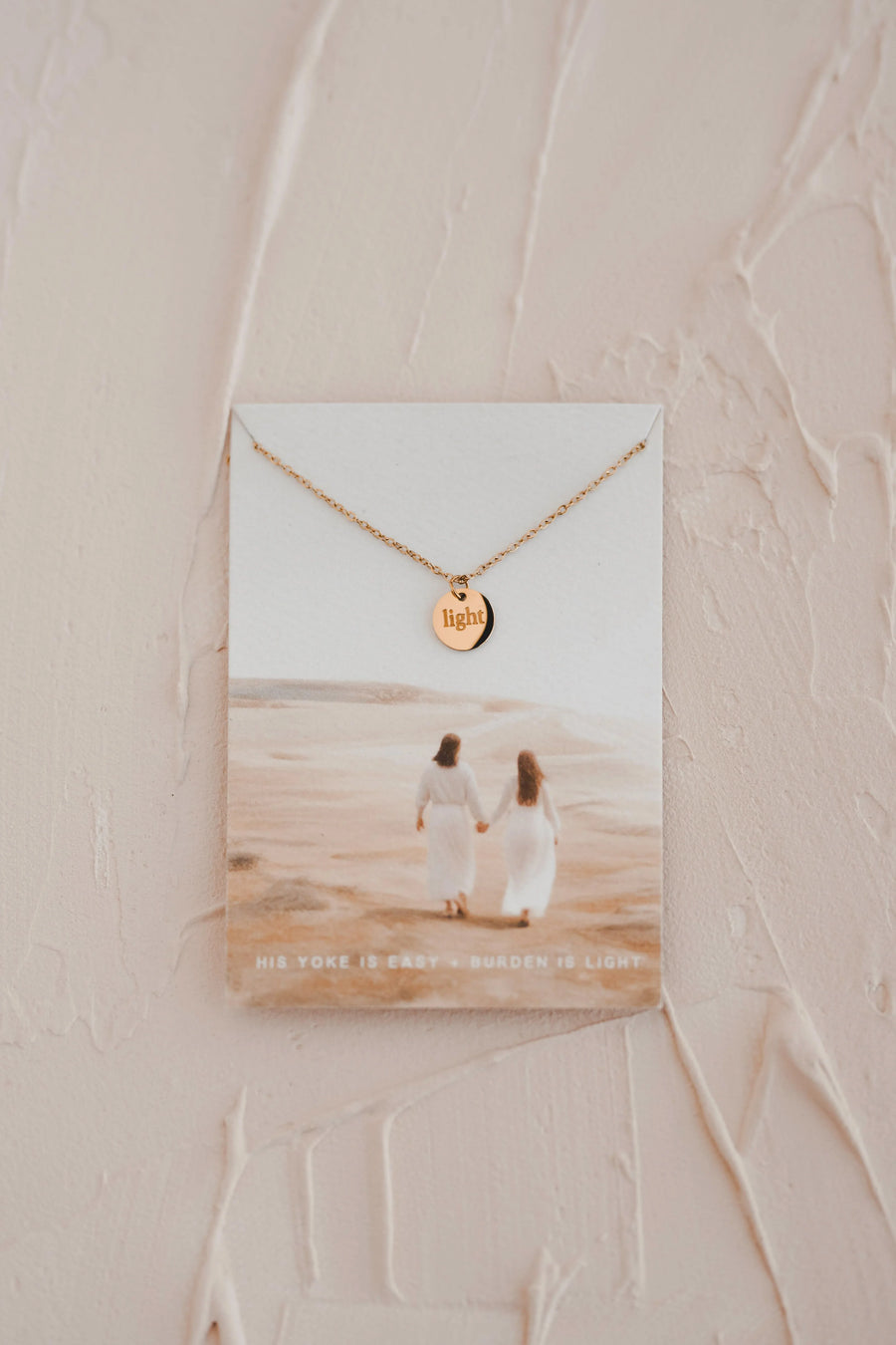 Light Disc Necklace