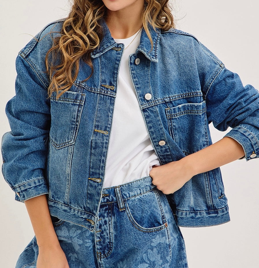 Medium Wash Denim Jacket