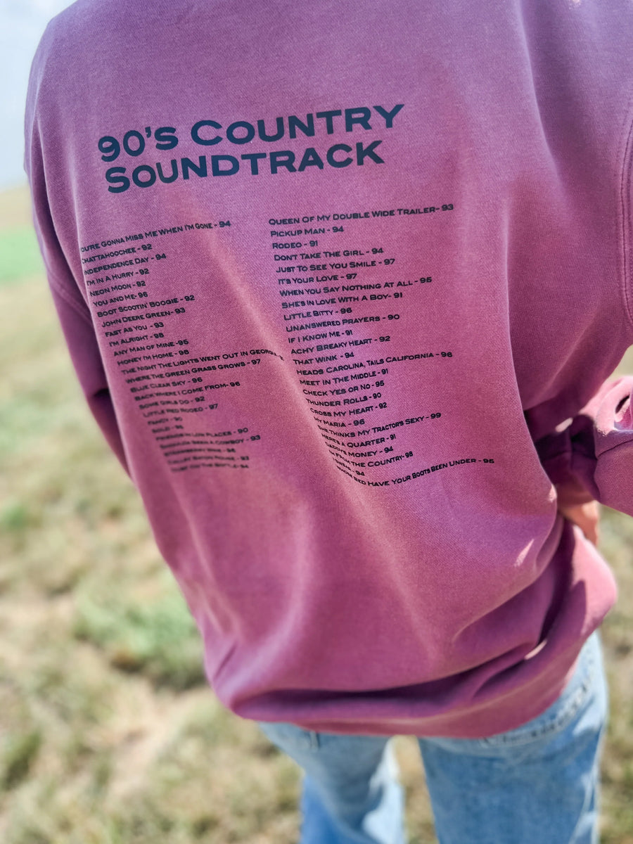 90’s Country Berry Crewneck Sweatshirt