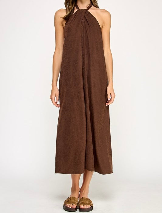 Knot Halter Dress