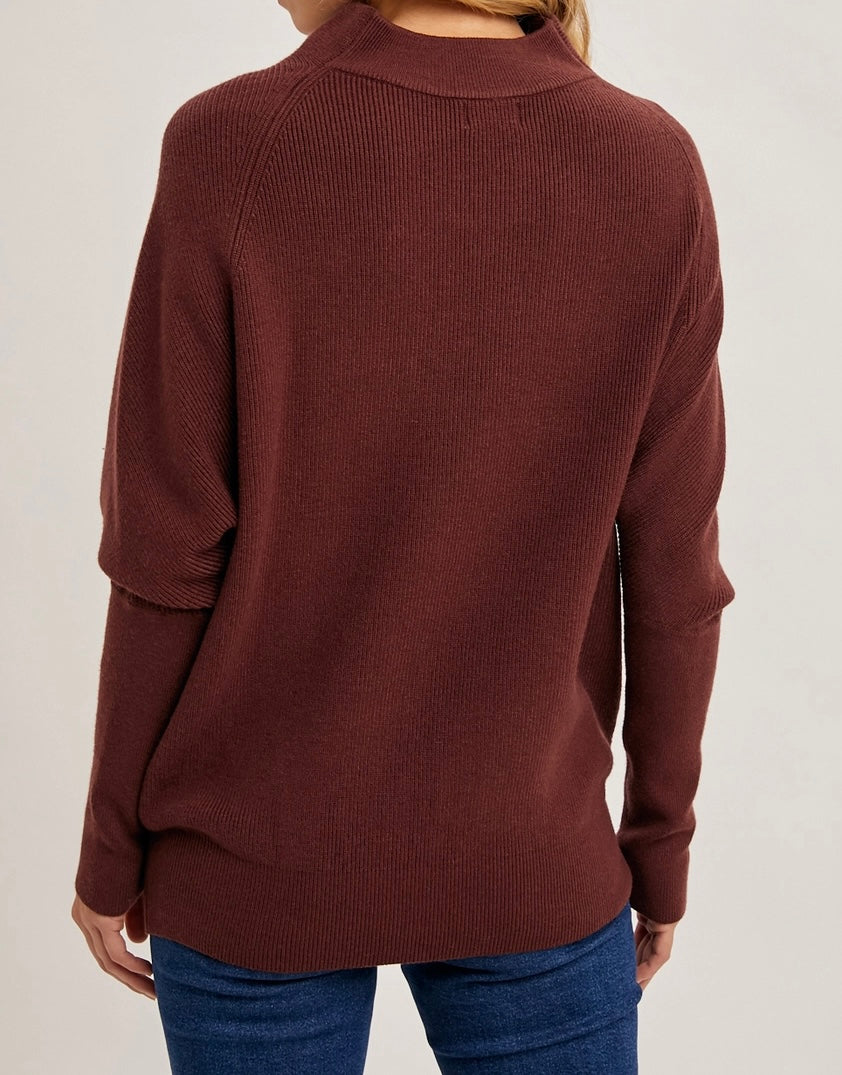 Slouch Neck Dolman Pullover