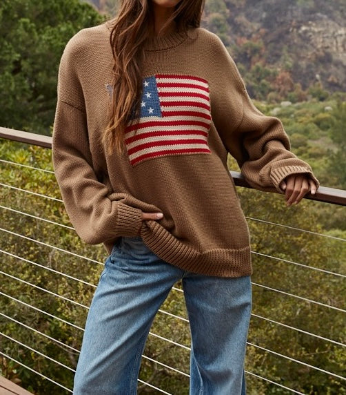 Flag Knit Sweater