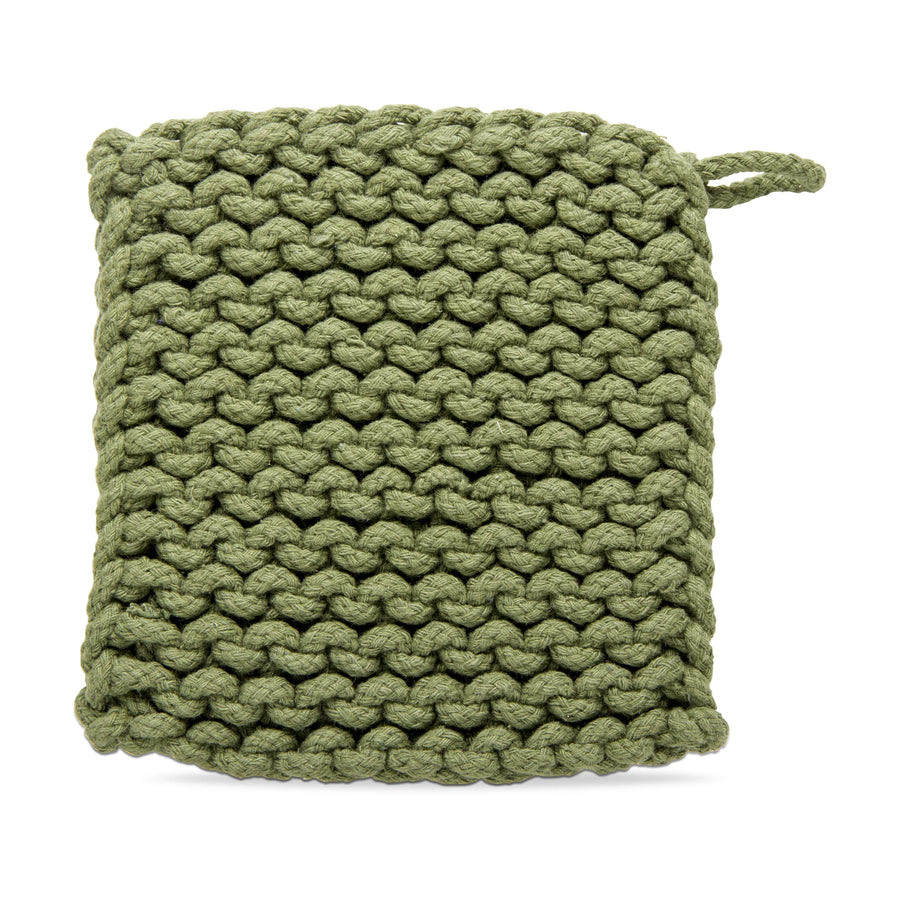 Crochet Trivet- Olive
