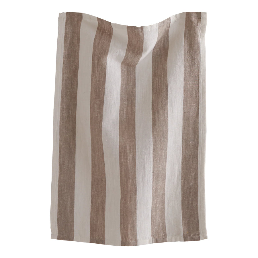 Linen & Cotton Stripe Dishtowel