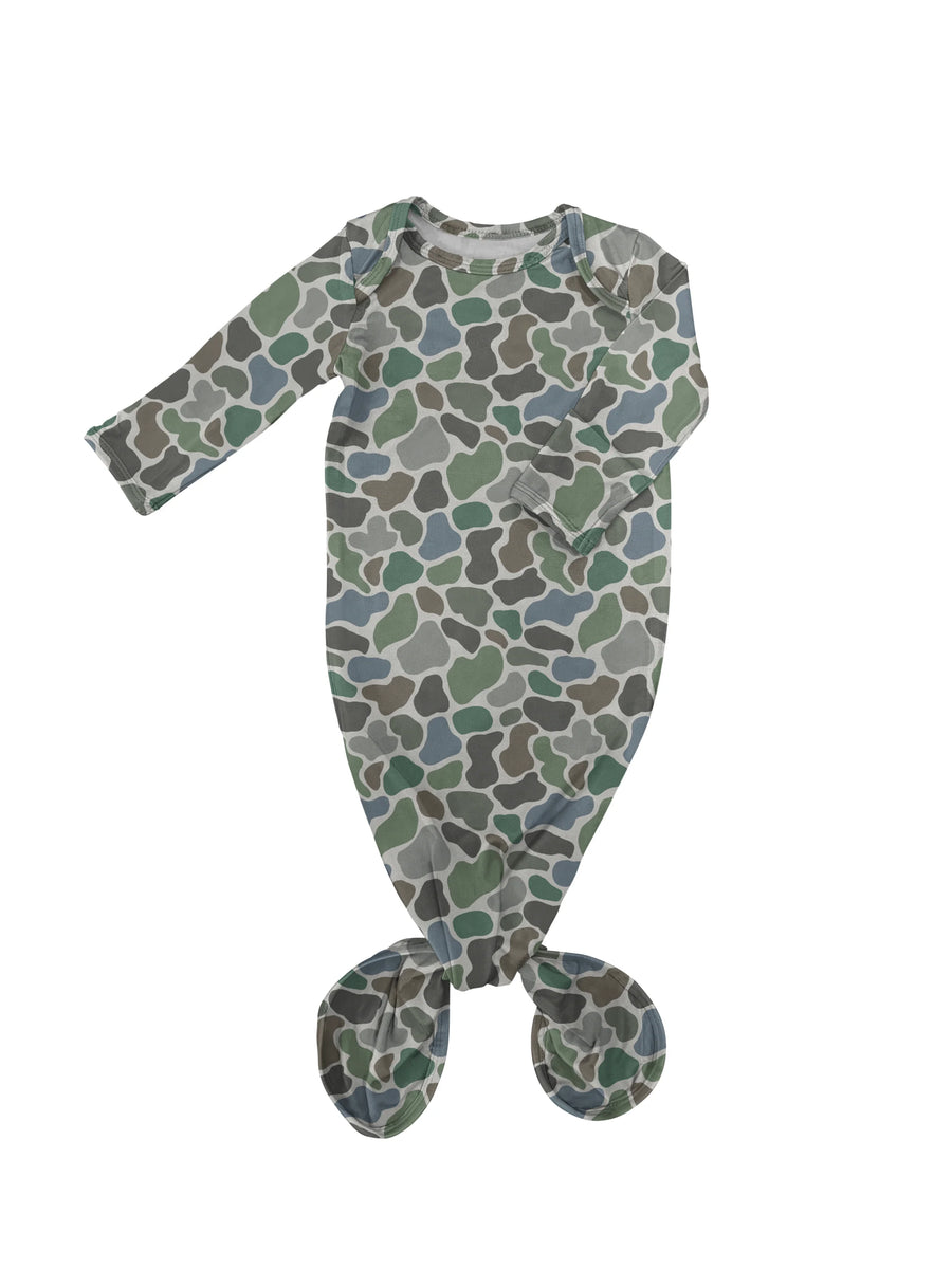 Knotted Gown - Pebble Camo