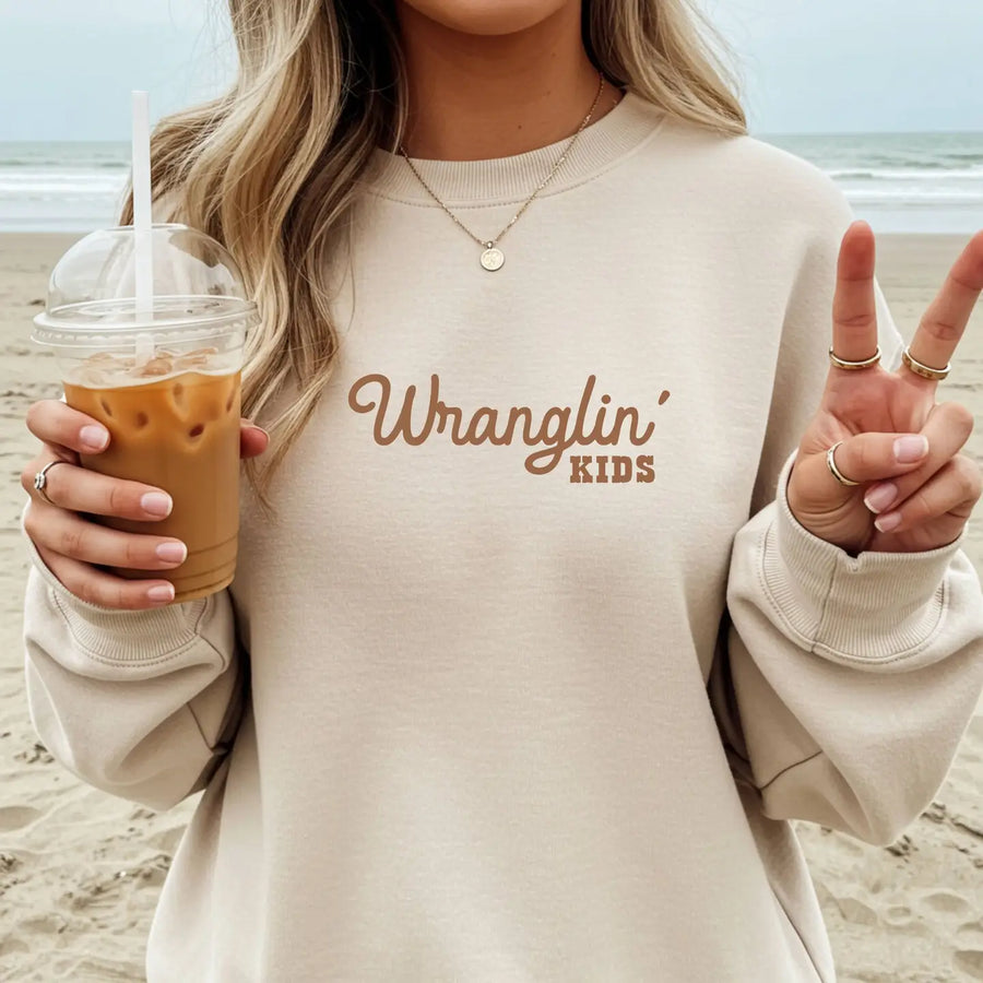 Wranglin' Kids Crewneck