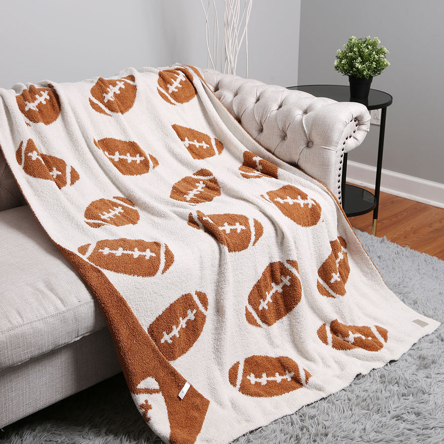 Football Throw Blanket