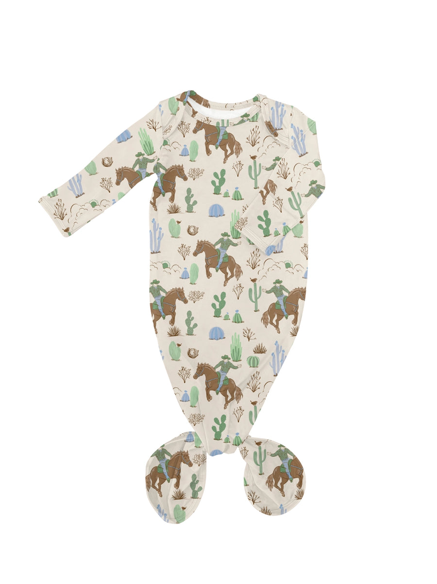 Saddle Up cowboy Knotted Gown