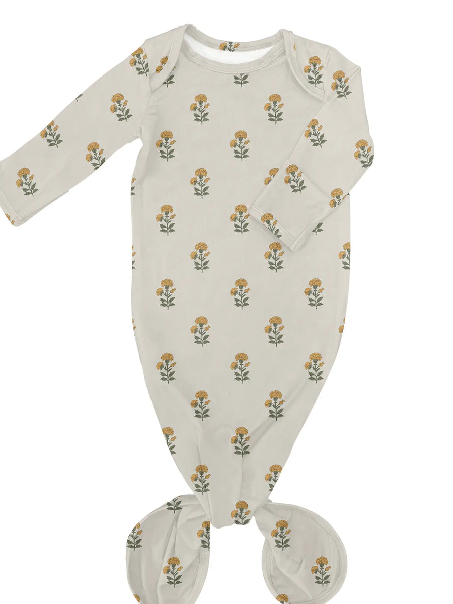 Marigold knotted Gown
