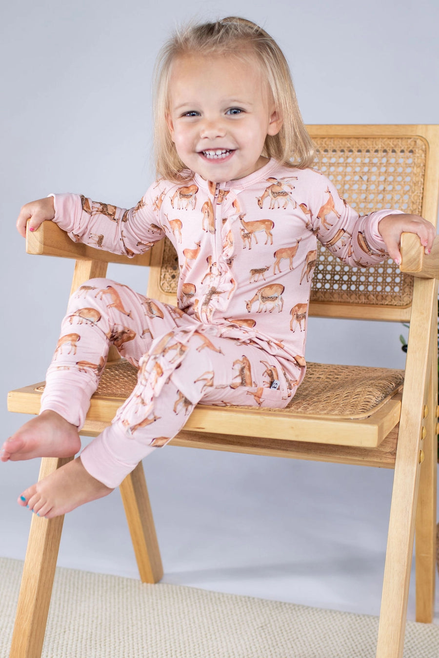 Doe & Fawn Zip Romper