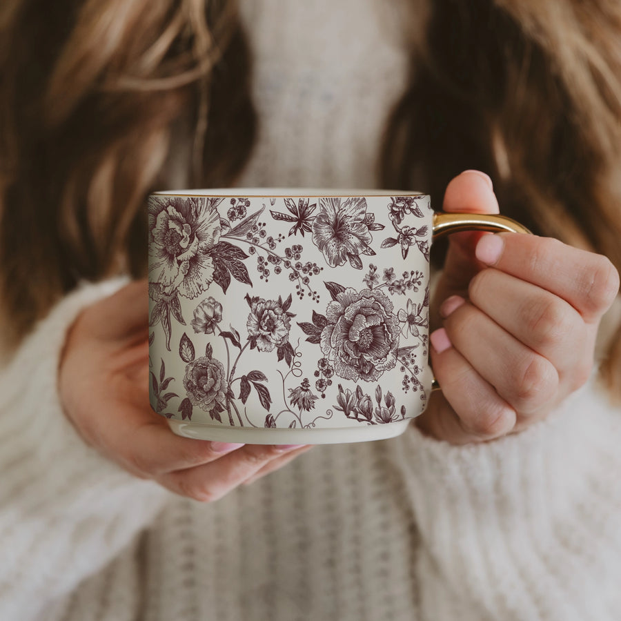 Brown Delft Mug