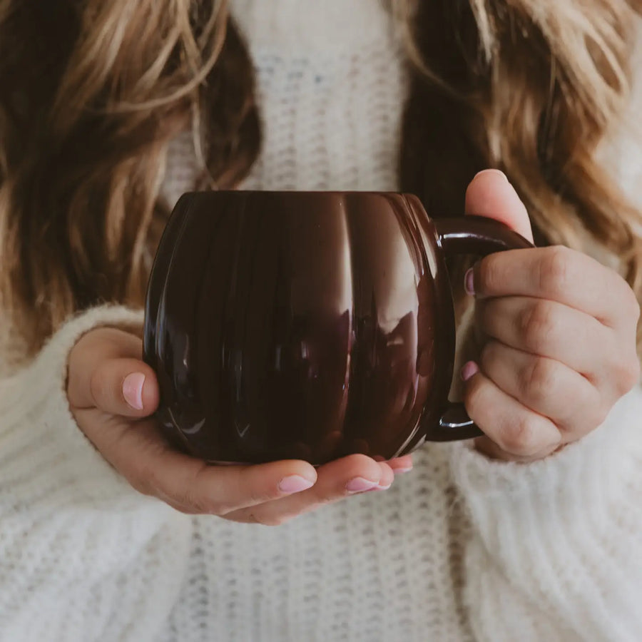 Brown Pumpkin Mug