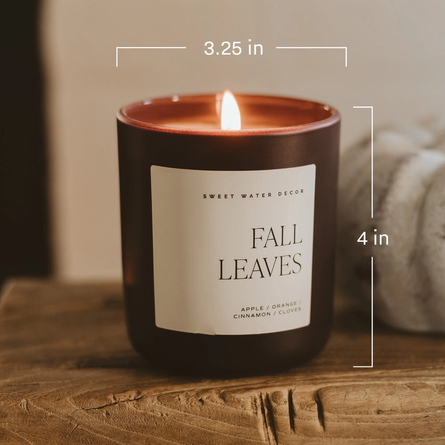 Hello Fall Matte Glass Jar Candle