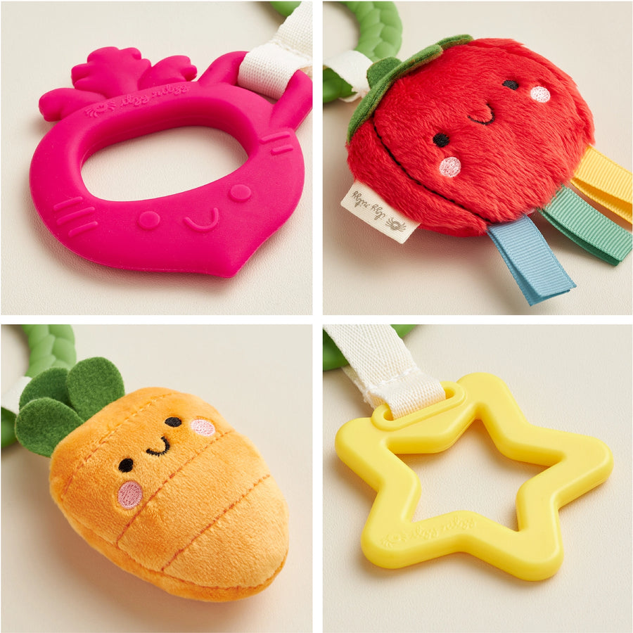 Veggie Activity Teething Ring