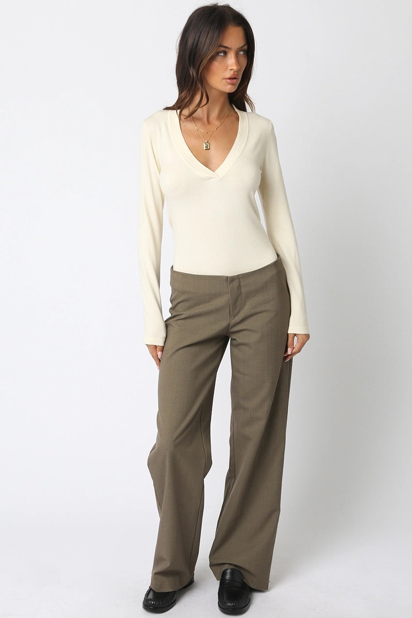Kyla V-Neck Bodysuit