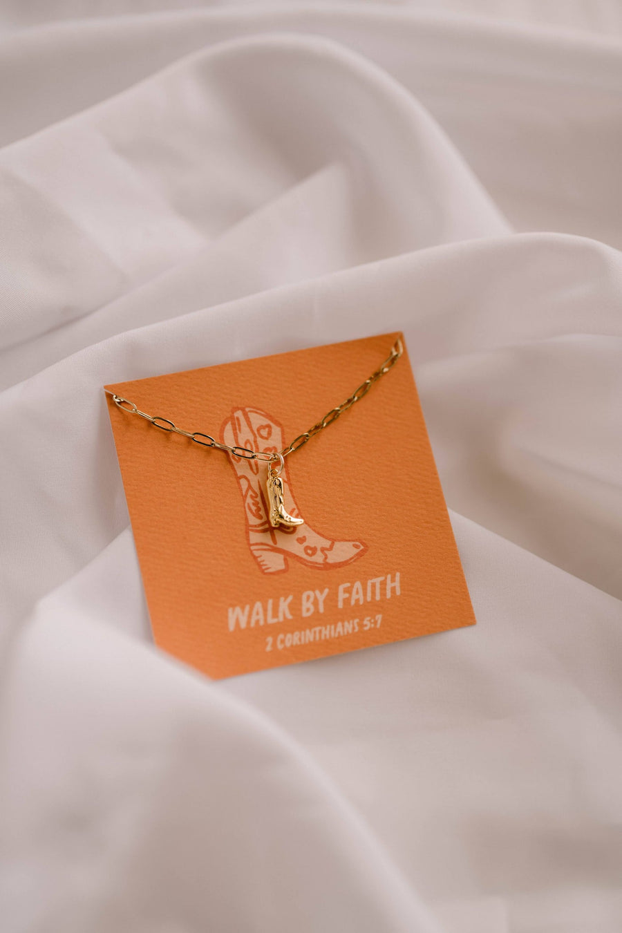 RESTOCK :: Walk By Faith Charm Necklace