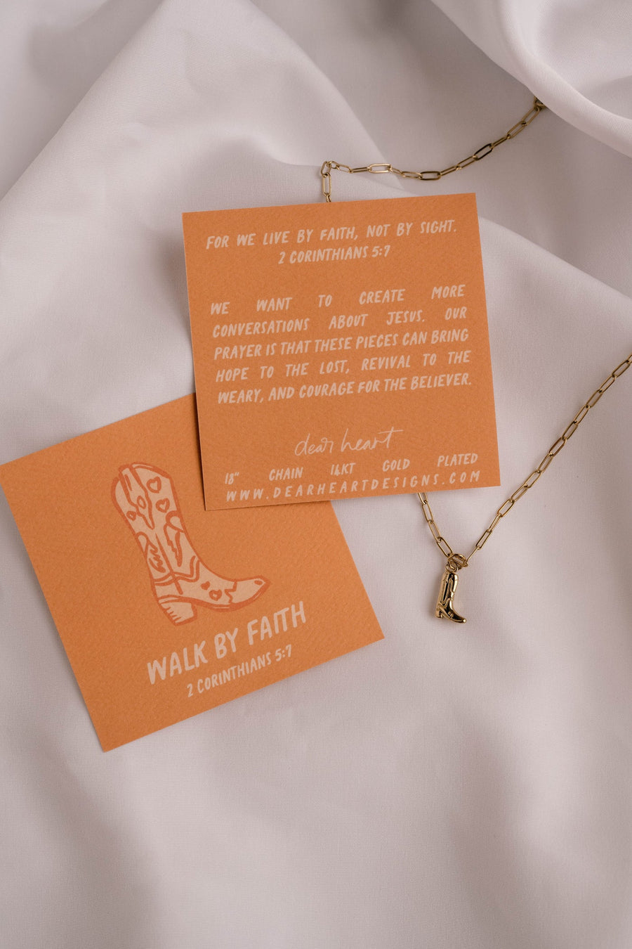 RESTOCK :: Walk By Faith Charm Necklace