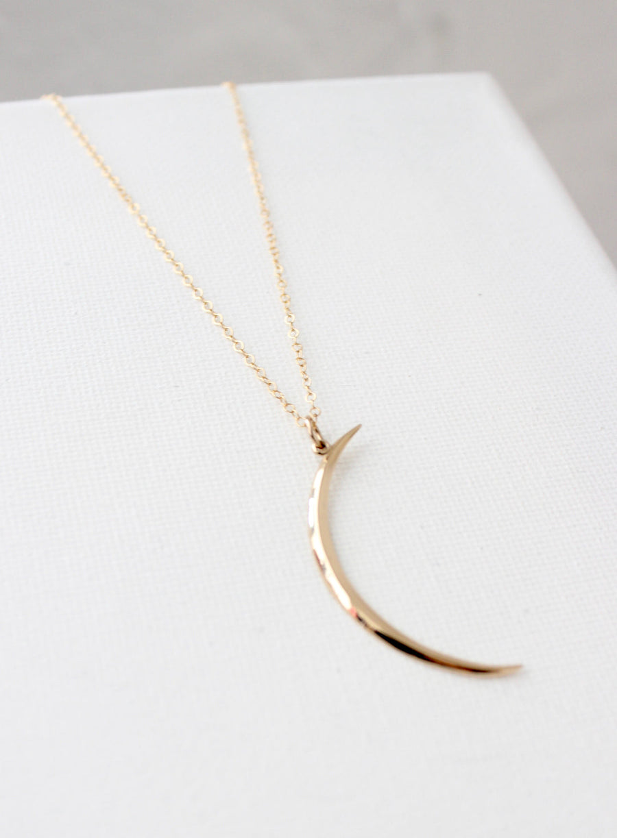 Crescent Necklace - Gold