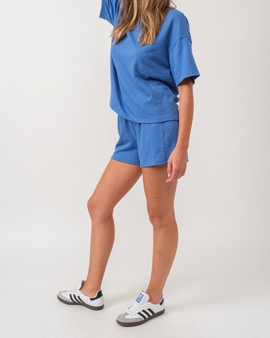 Ribbed Tee and Shorts Set