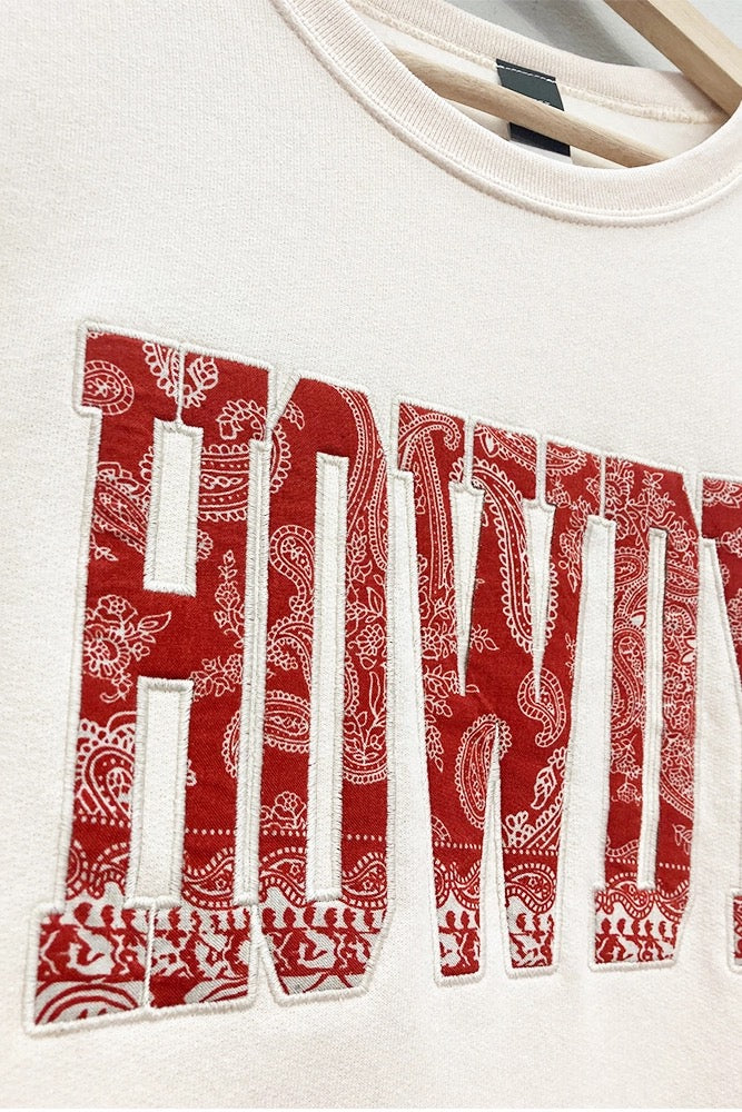 Howdy Bandana Print Crewneck