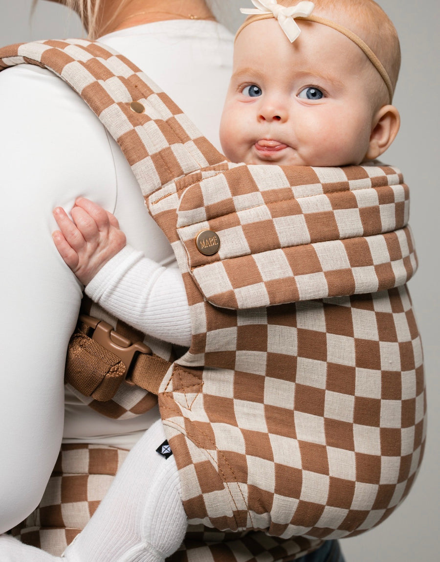 The Monarch Carrier - Mocha Check