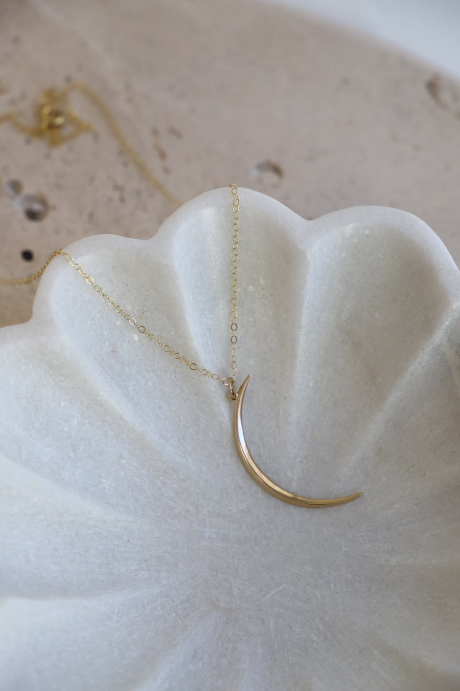 Crescent Necklace - Gold