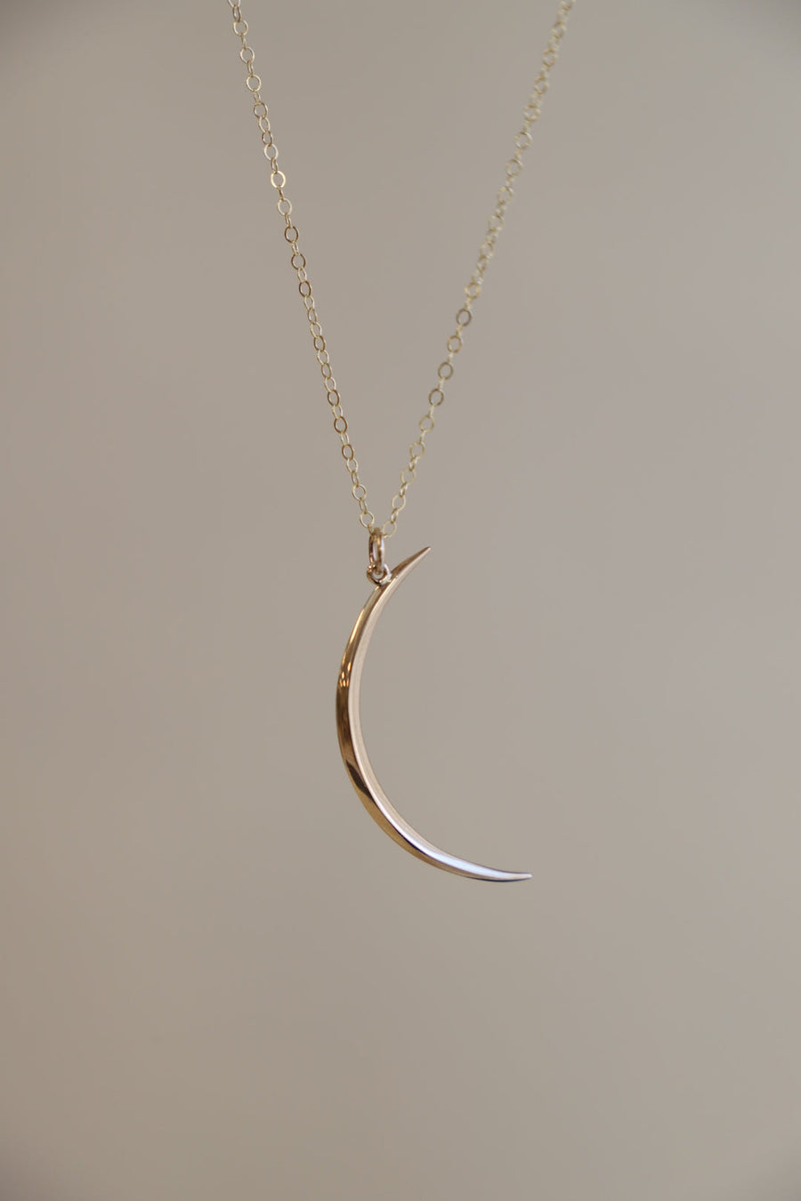 Crescent Necklace - Gold
