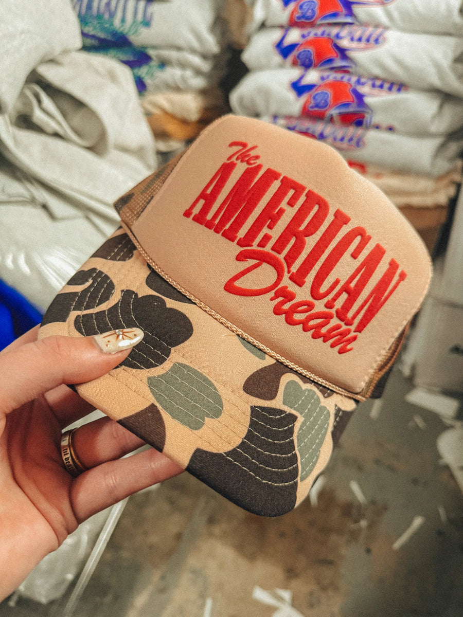 The American Dream Puff Trucker Hat