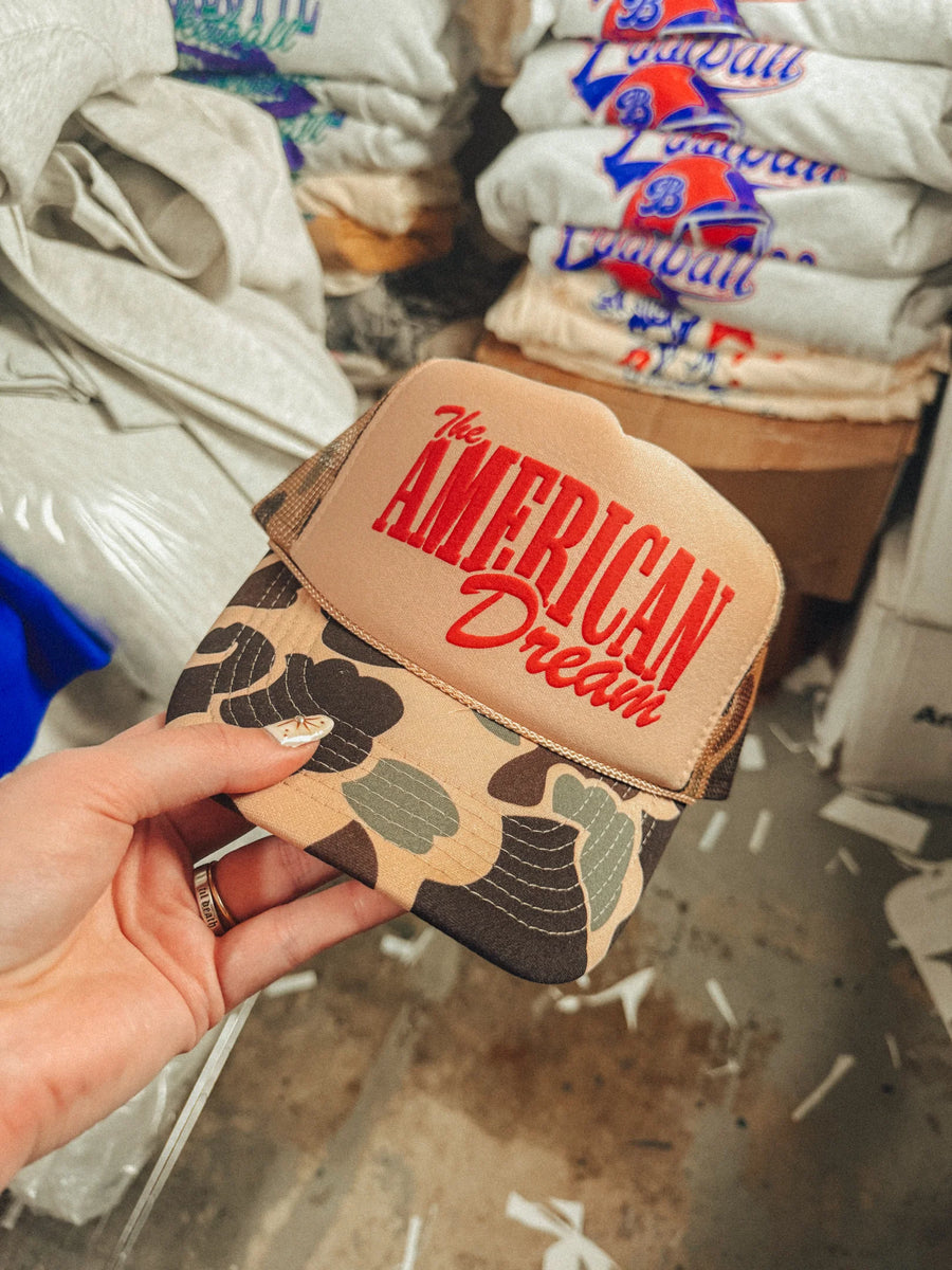 The American Dream Puff Trucker Hat