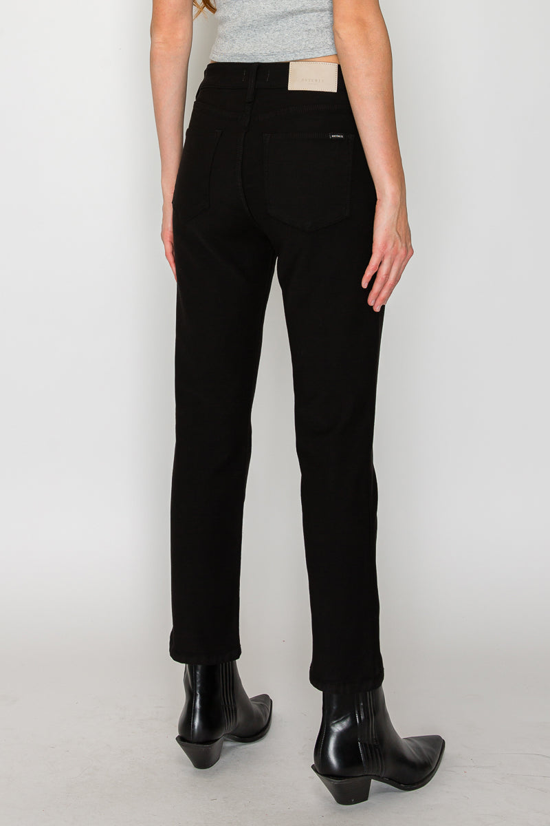 Tummy Control High Rise Ankle Slim Straight Jeans