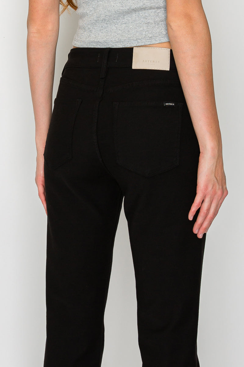 Tummy Control High Rise Ankle Slim Straight Jeans