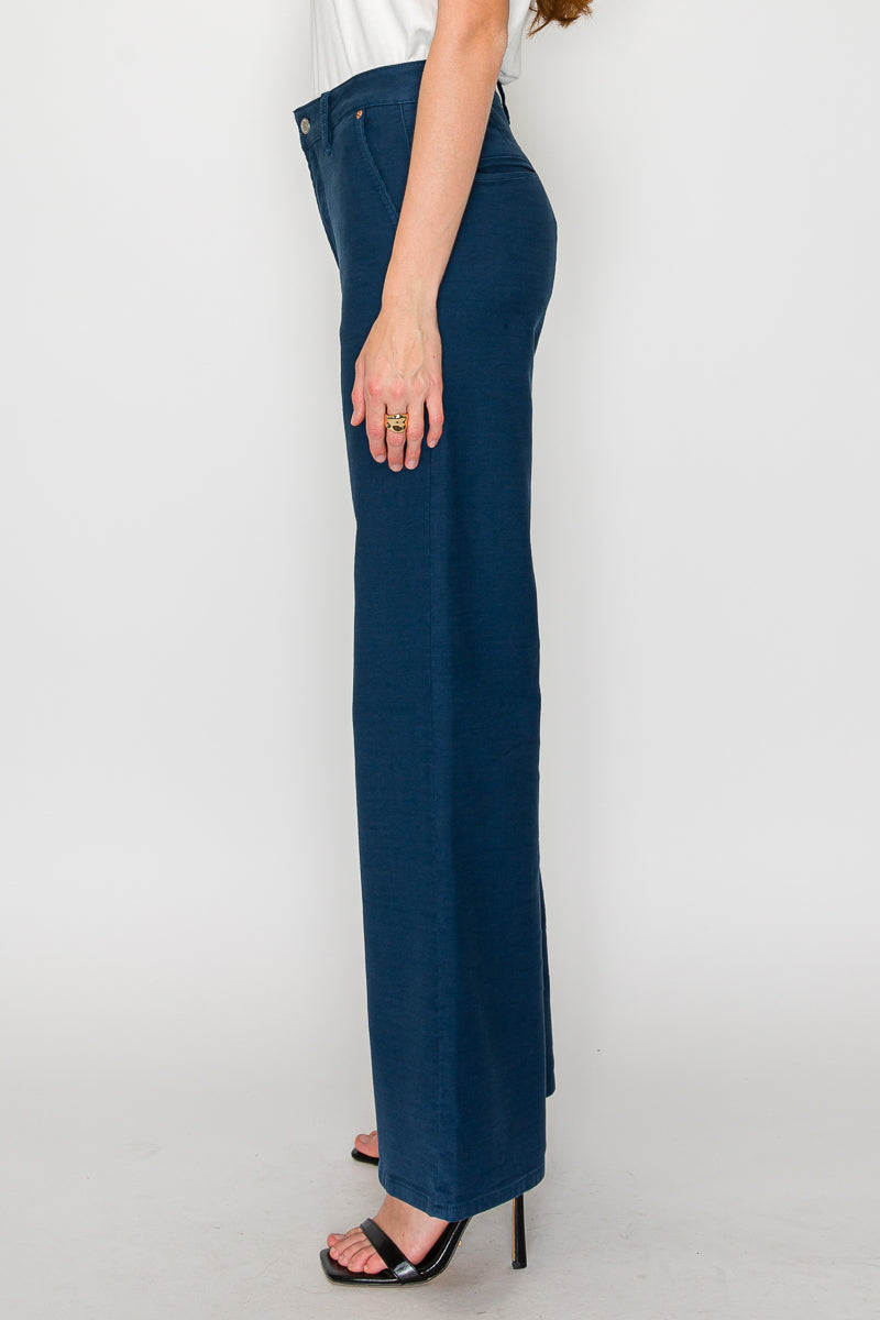 Tummy Control High Rise Wide Flare PFD Jeans