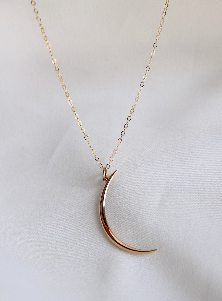 Crescent Necklace - Gold