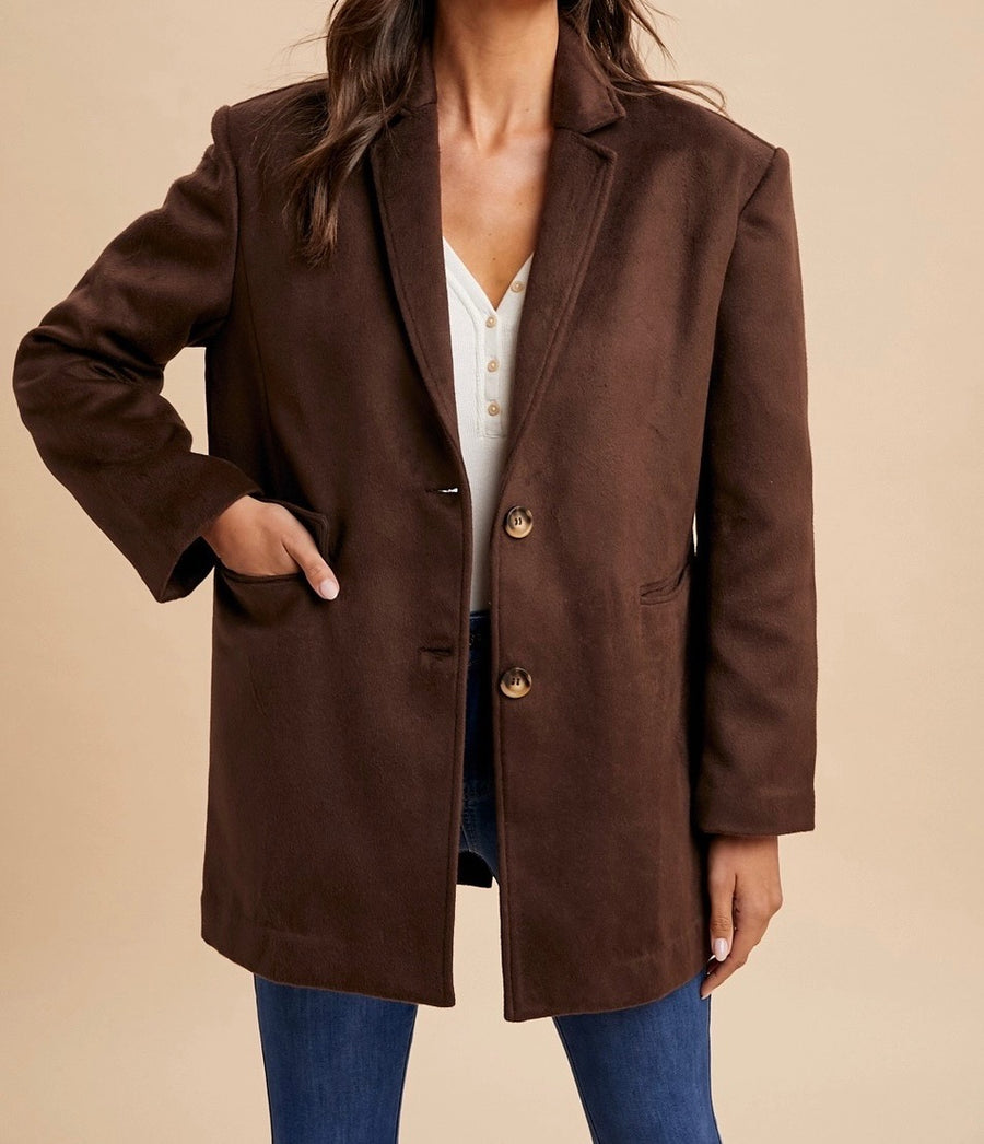 Oversized Longline Blazer