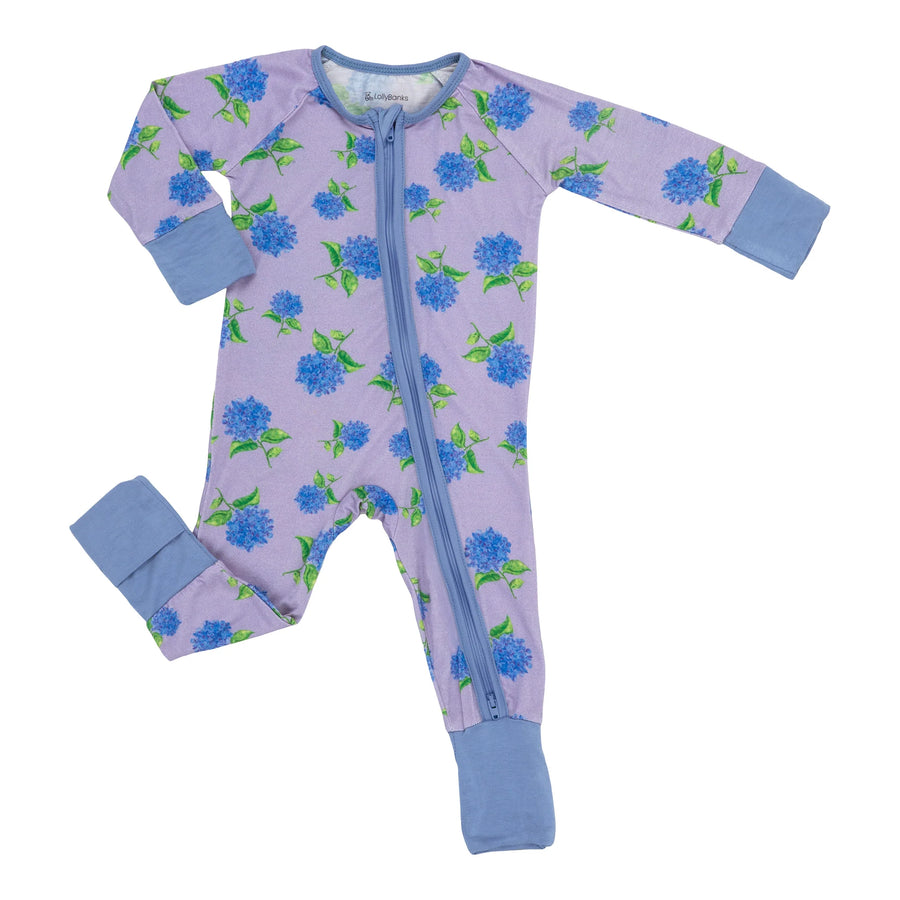 You Had Me At Hydrangea Baby Bamboo Pajamas