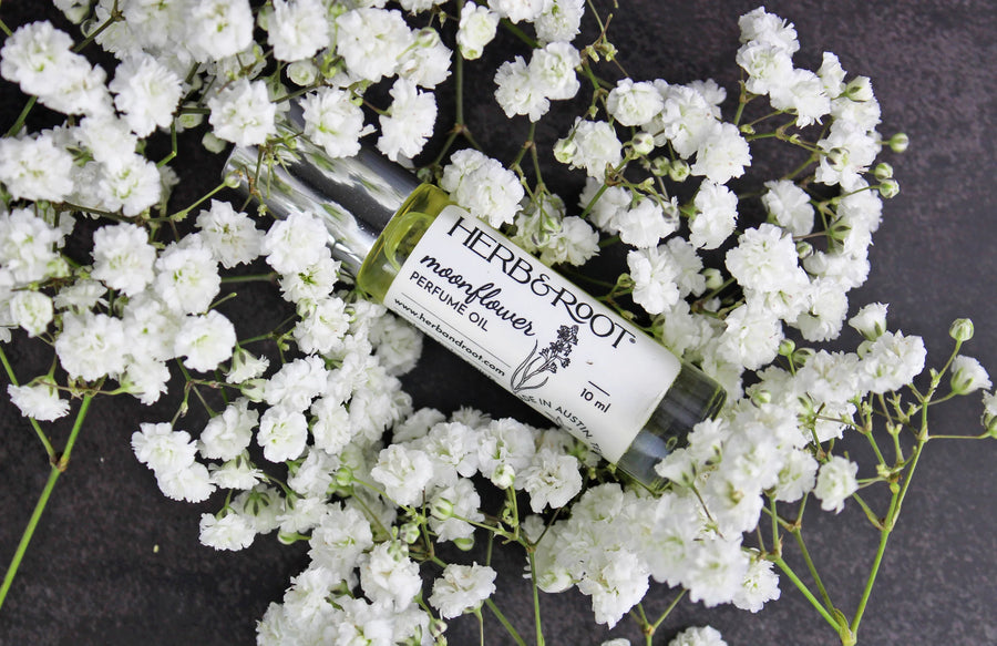 Moonflower Perfume Oil- Tuberose, Jasmine, White Florals