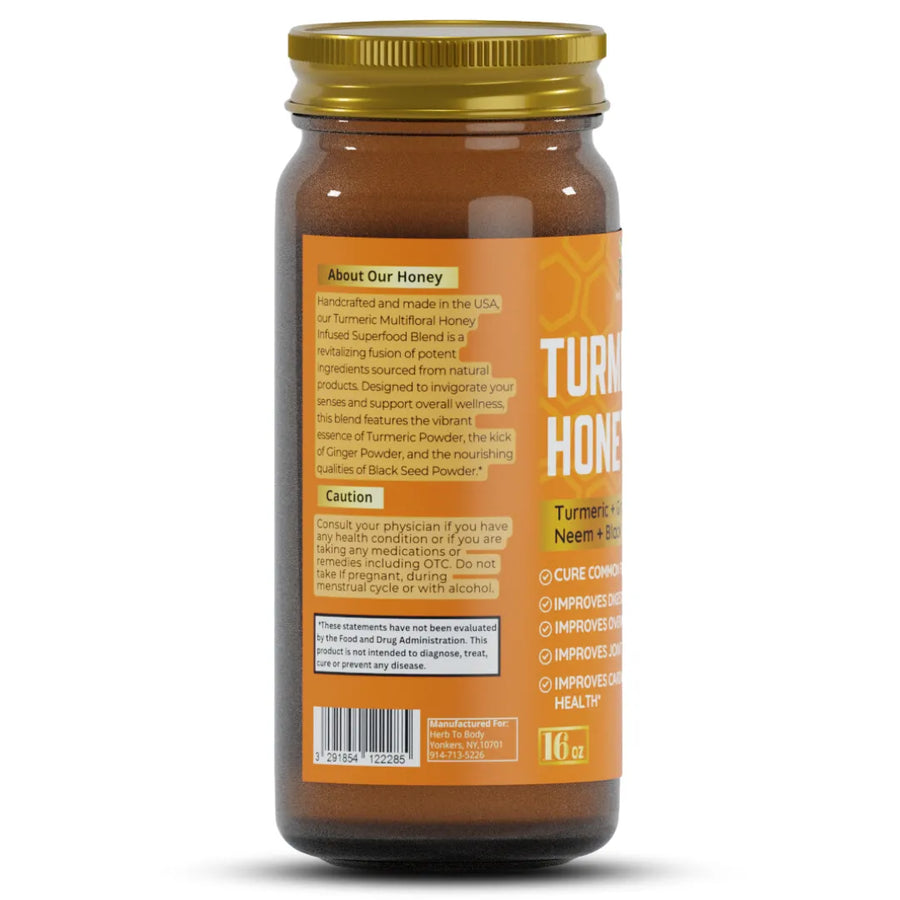 Turmeric Honey 16oz